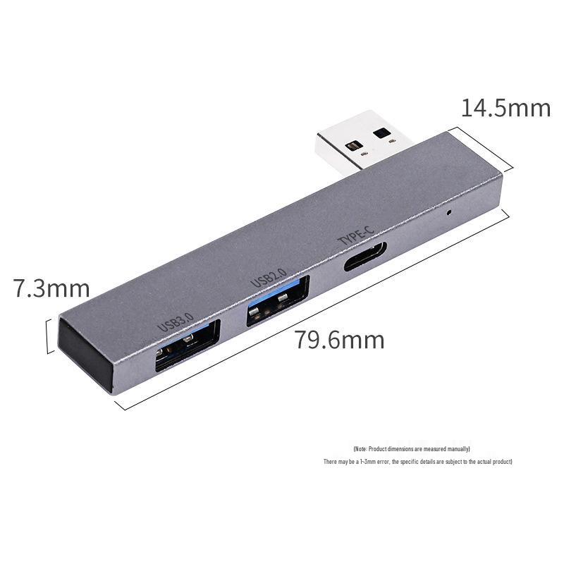 USB-C Multi-Port Expansion Dock: USB 3.0 & 2.0 Hub Splitter