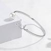 Custom Pearl Arabic Name Adjustable Bracelet  Stainless Steel Personalized Nameplate Bangles for Fashion Lucky Women