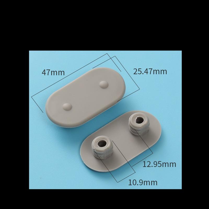 Toilet Seat Support Pads Buffer Shock-Absorbing Rubber Gaskets Plastic Silicone Plugs Round Mushroom Head Accessories for Toilet