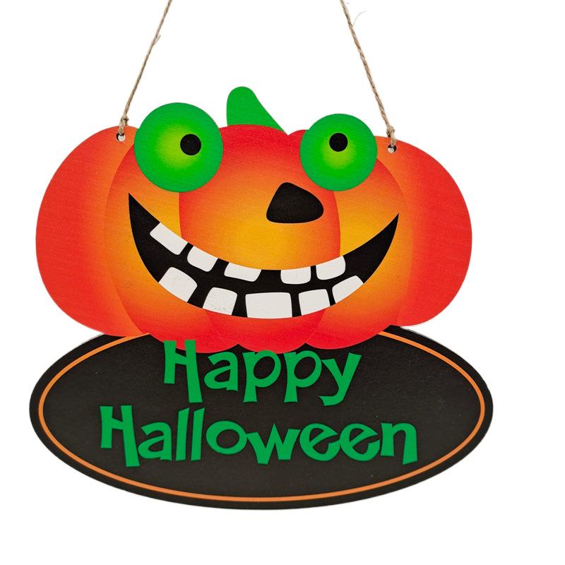 Popular Wooden Crafts for Halloween Party Decorations Bat Pumpkin Spider Decorative Festival for Decorative Accessories