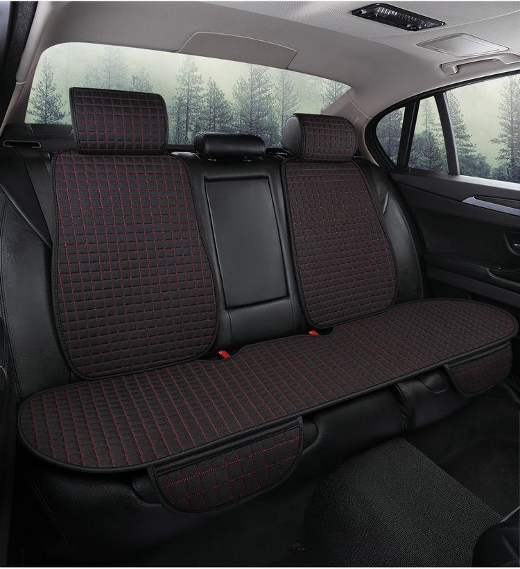 Universal Car Seat Cover Four Season Auto Flax Breathable Seat Covers for Car Seats Cover Protection Cars Accessories