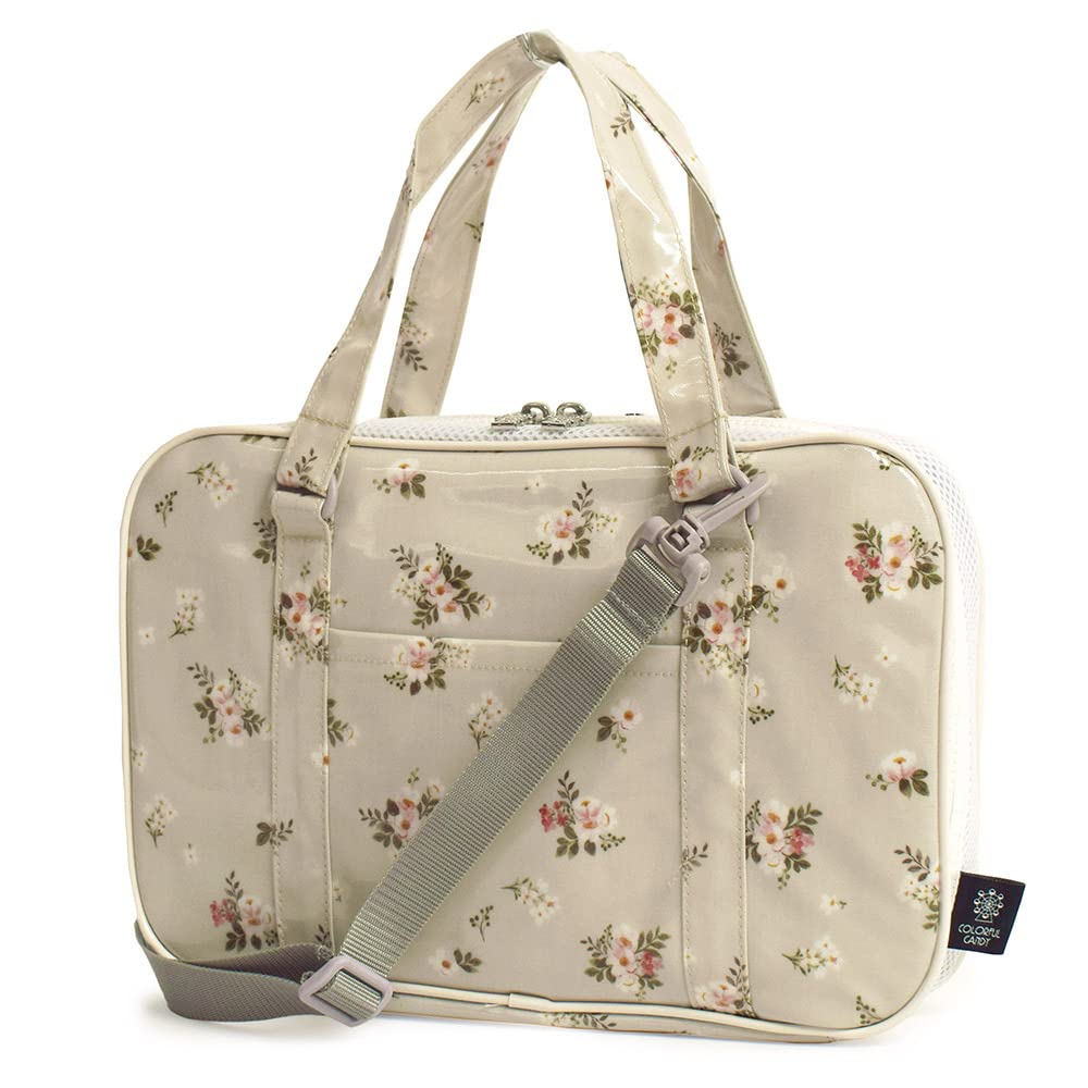COLORFUL CANDY STYLE Calligraphy Set for Elementary School with Shoulder Petit N2226110 Girls, Students, Kuretake, Strap, Bouquet,