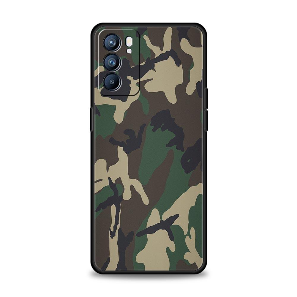 

Камуфляжный Военный Чехол Для Oppo Reno8 Reno7 Reno6 Pro A54 5G Find X6 X5 A53 A52 A9 A15 A95 A17 A16 A76 A74 A57 A31 Обложка For Oppo A9 2020