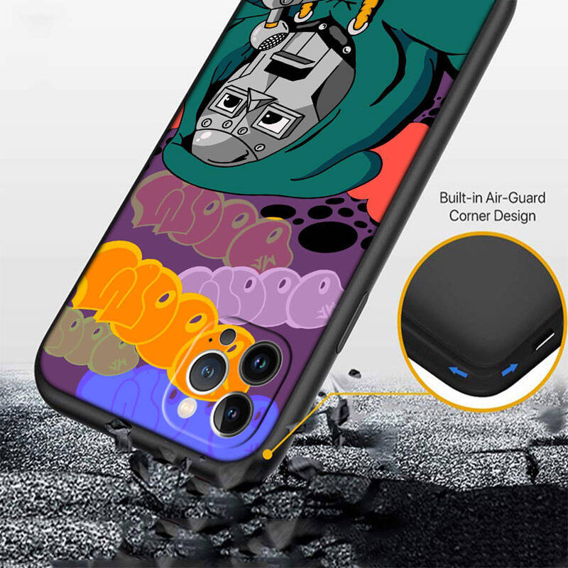 MH89 MF DOOM Phone Shell Case for iPhone 7 8 11 12 13 14 15 16 17 16E XS Pro Max XR X SE Air