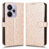 For Realme 15 Pro 5G/15 5G Wallet Case Dot Pattern Imprint PU Leather Phone Cover with Wrist Strap