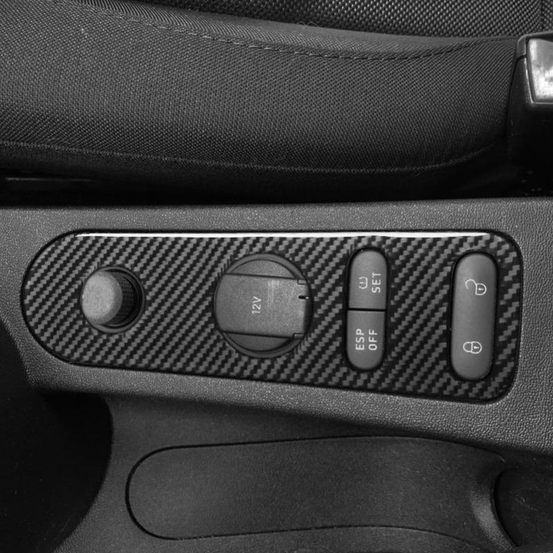 gtxbn6 Real Carbon Fiber Sticker For Seat Leon Altea 2005 2006 2007 2008-2010 2011 2012 For Toledo 2005-2009 LHD RHD Car Door Lock Gear