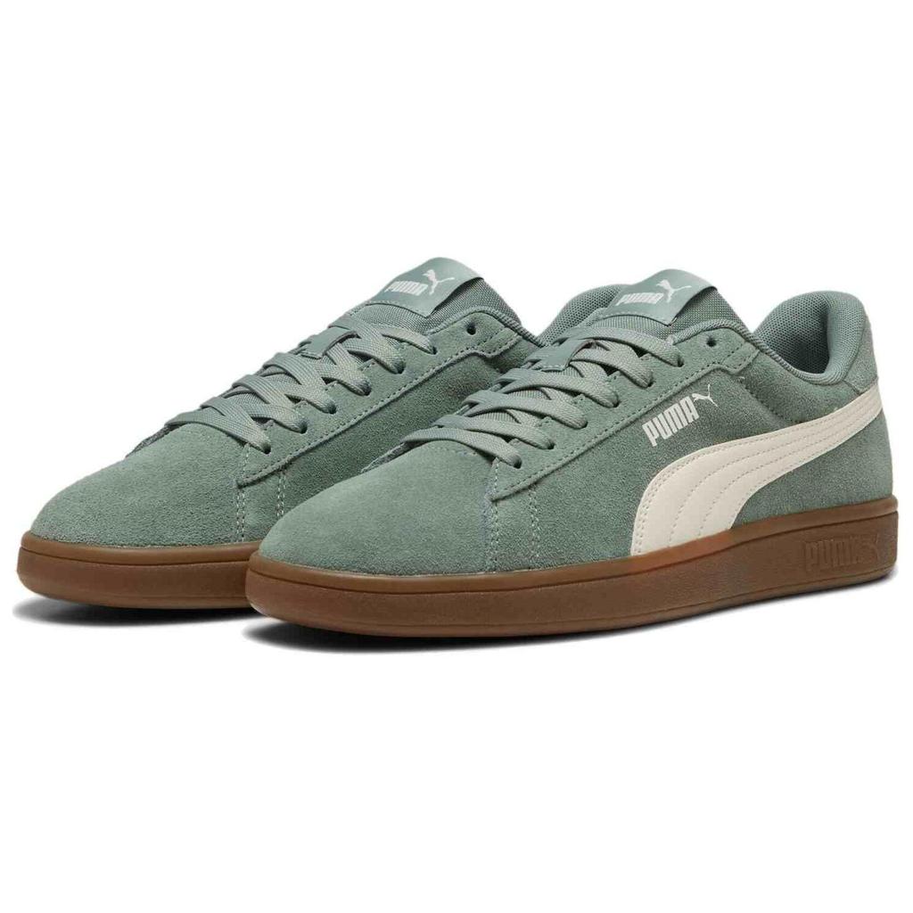 New PUMA Smash 3.0 Low Top Skateboard Shoes Unisex Turquoise White Brown 390984-25
