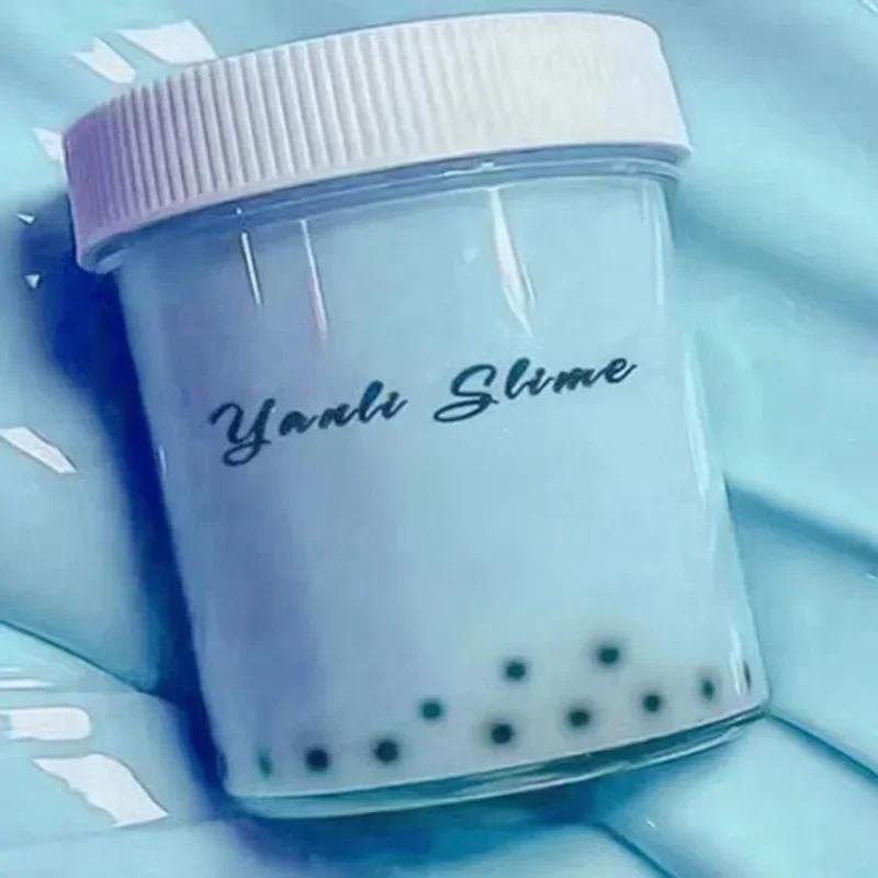 Festive Bubble Tea DIY Crystal Slime, Foam Plasticine Mud Kit, Soft Handmade Craft, Portable Stress Relief Holiday Gift Present