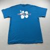 T-Shirt Trader Joes Uomo Taglia L Fiore Blu Mercato Agricolo Dipendente Alimentari TJs