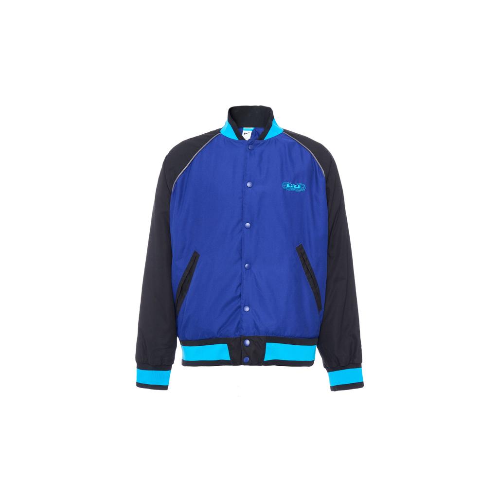 Nike Raglan Sleeve Baseball Jacket Men Jackets Blue DQ6148-455