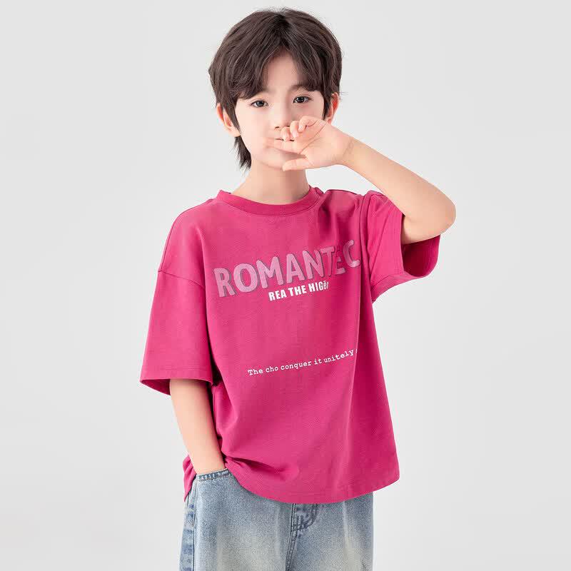 Boys' Pure Cotton Printed Summer T-Shirt