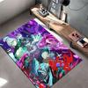 Anime Style Action Scene Carpet suitable as a non-slip mat for the living room or bedroom sofa