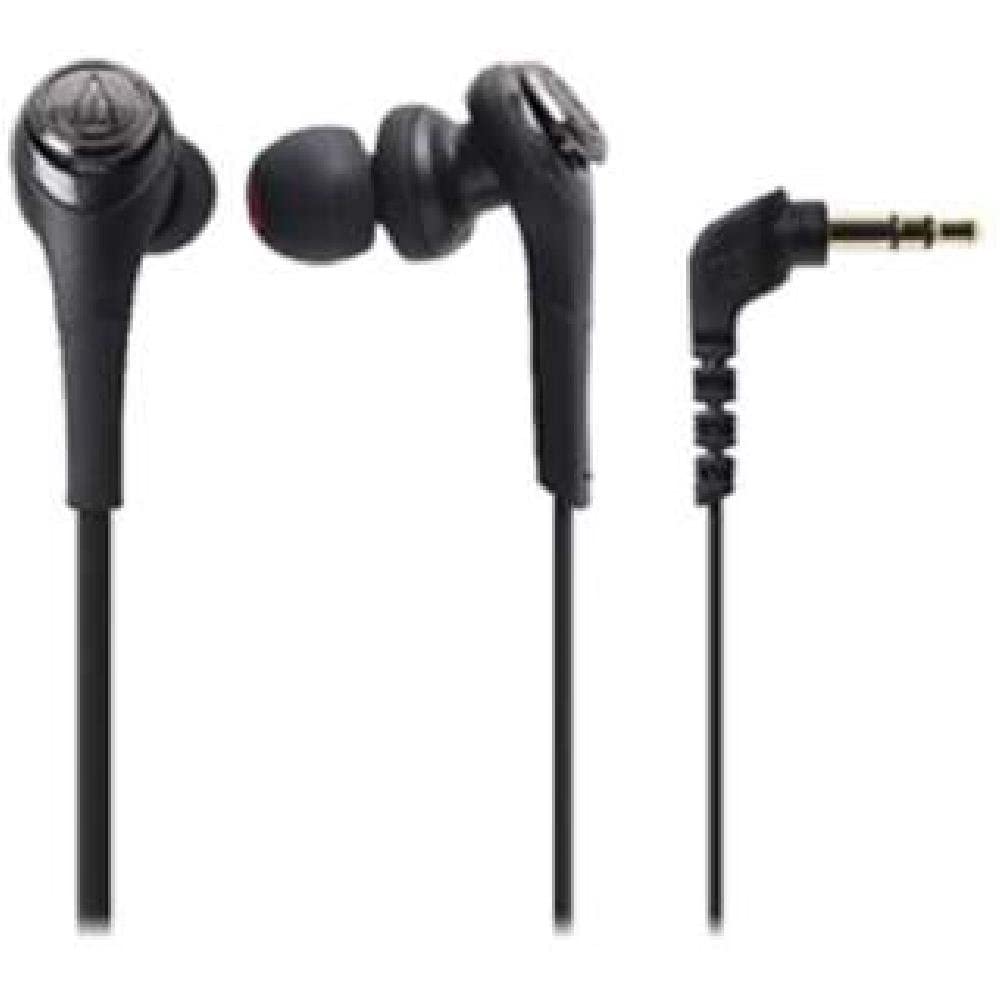 

Audio Technica SOLID BASS Inner Ear Headphones Black ATH-CKS550 BK