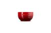 Le Creuset Bowl Deep Plate 500ml Cherry Red Heat and Cold Resistant Microwave Oven Dishwasher Safe Japanese [Authorized Product]
