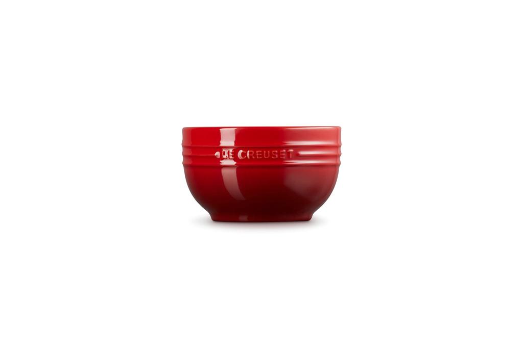Le Creuset Bowl Deep Plate 500ml Cherry Red Heat and Cold Resistant Microwave Oven Dishwasher Safe Japanese [Authorized Product]