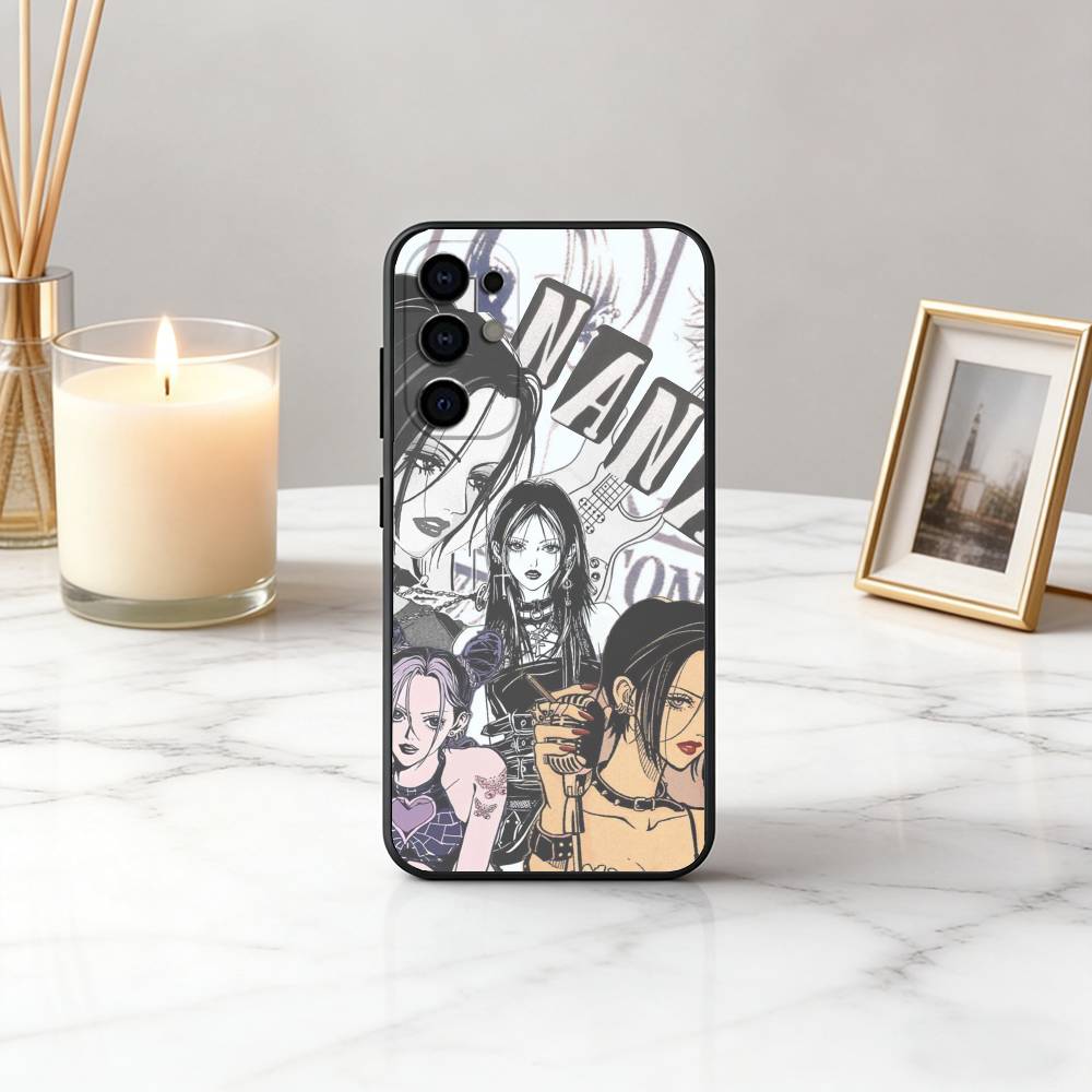 Cool Girl O-Osaki NO N-Nana-es Phone Case Black Silicone Soft For Samsung S25,S24,S21,S22,S23,S30,Ultra,S20,Plus,Fe,Lite