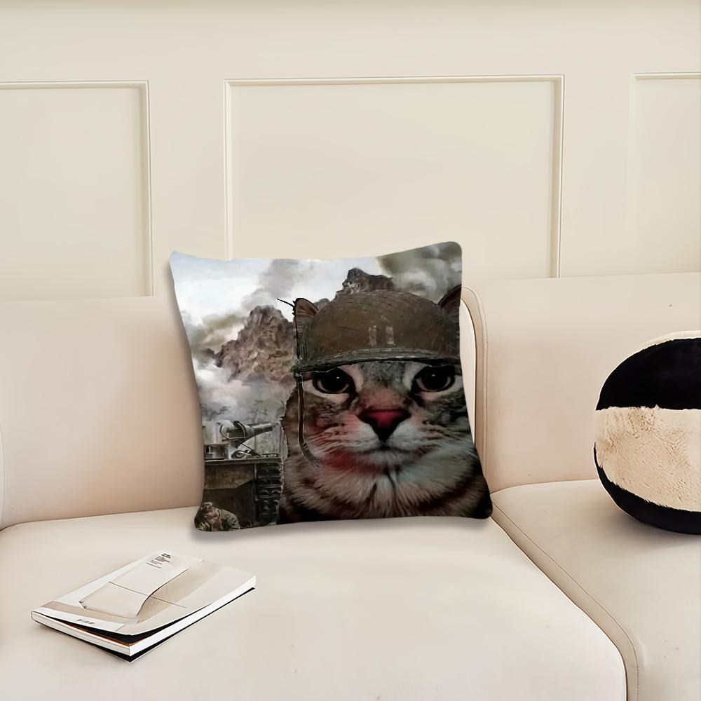 Meme Rosa Schleife Katzen Lustiger Kissenbezug Kissenbezug Dekoration Zimmer Zuhause Sofa Wohnzimmer Büro Auto Nordische Schlichtheit