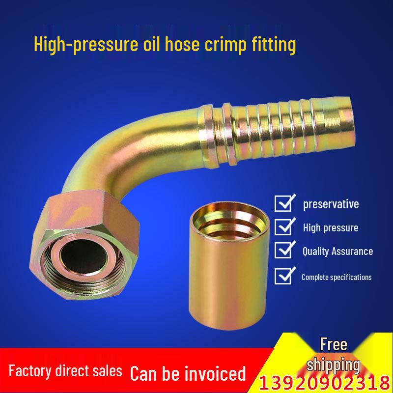 Hochdruck-Hydraulikschlauch und Bördelverschraubungen - Crimp-, Gewindereduzierstücke, Stahlgewebe-Gummi-Optionen.