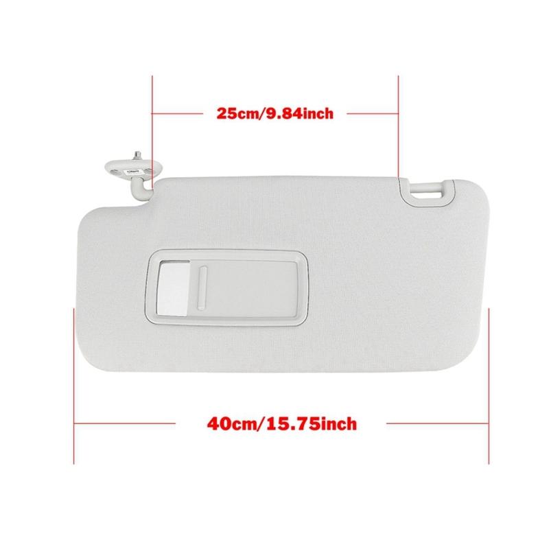 Sun Visor For Subaru Forester 2009-2013 Side Shade Sunvisor With Mirror