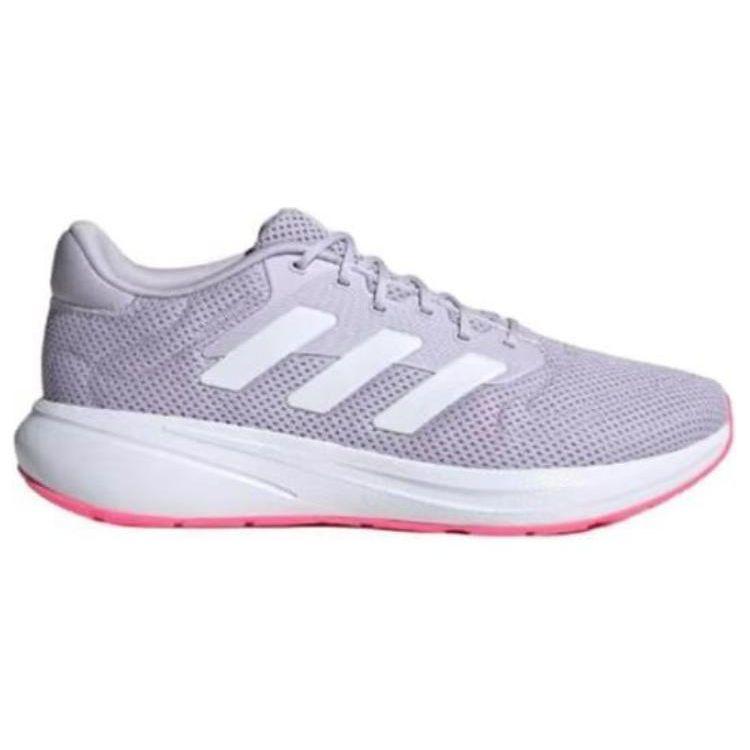 Adidas Response Comfortable Durable Breathable Low-Top Running Shoes Unisex Sneakers Purple White IE3002
