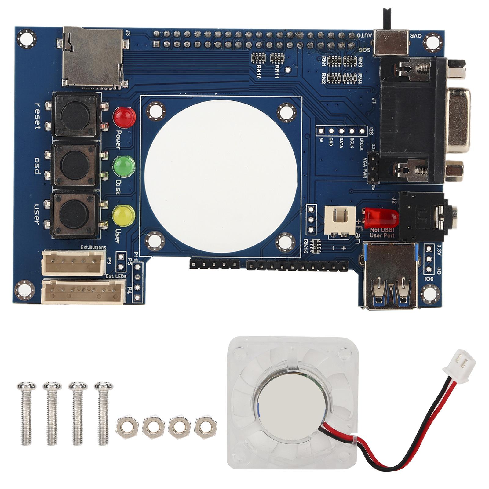 

IO Board Analog Video Output VGA Port for MiSTer FPGA 3.5mm Headset Port Replacement Board