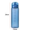780ml Reusable Water Bottle with Carrying Strap Flip Top Drink Bottle Leak-Proof Outdoor Drinking Cup for Women Men