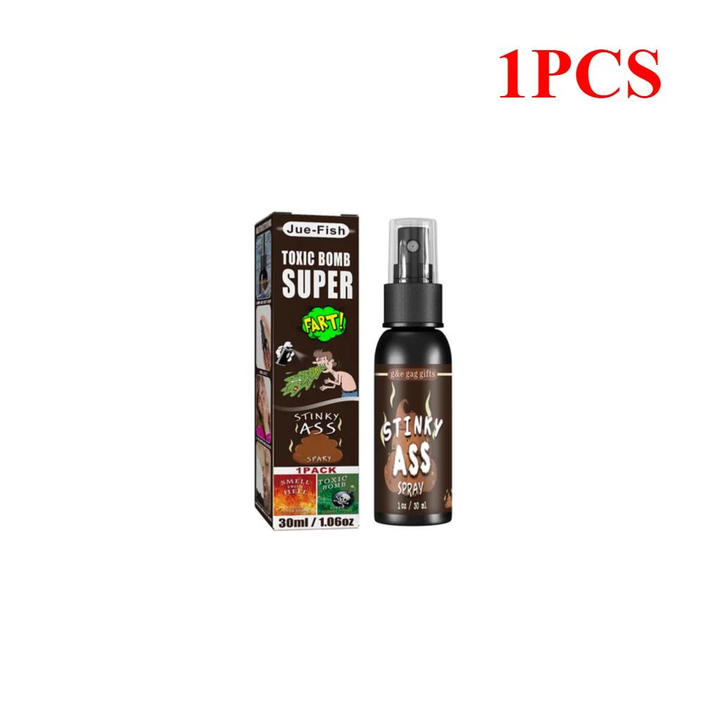 30ML Liquid Fart Spray Can Stink Bomb Ass-Smelly Stinky Gas Crap Gag Prank Non Toxic Smells Novelties Toy Joke Party Supplies
