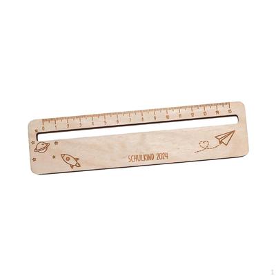 Cartoon Ruler Shape Accessories,Drawing Gift Office Supplies,Stationery Ruler,Wooden for