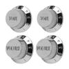 4PCS Polymer Guitar Potentiometer Knob Set Silver/Gold Electric Guitar Accessories  Electric Guitar