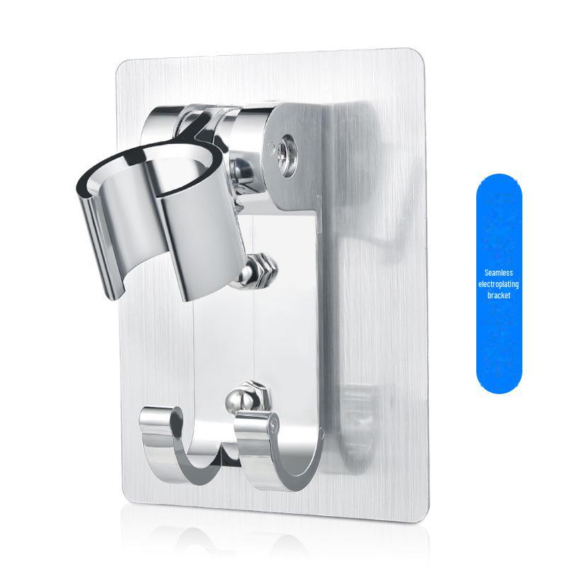 Adjustable Seamless Aluminum Shower Head Bracket Hook