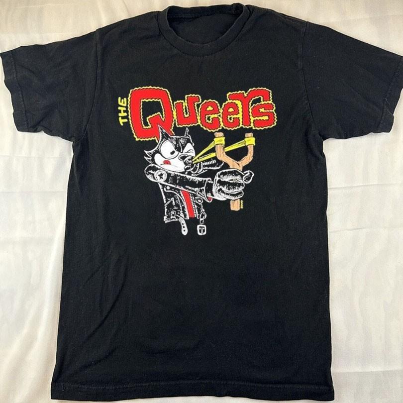 

New The Queers Cat Gift For Fans Unisex S-5XL Shirt UH878 Unisex T-Shirt XL