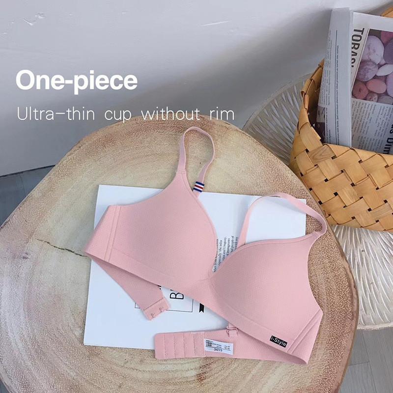 Seamless Breathable Padded Bra With Side Support For Women Summer Comfort