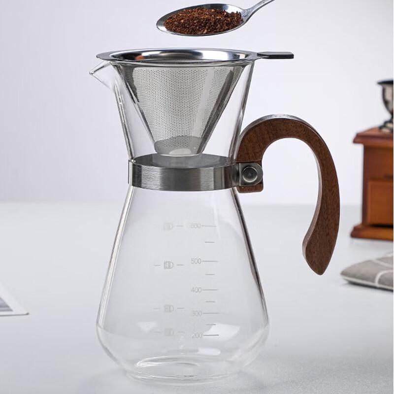 ZISIZ Glass Coffee Pot