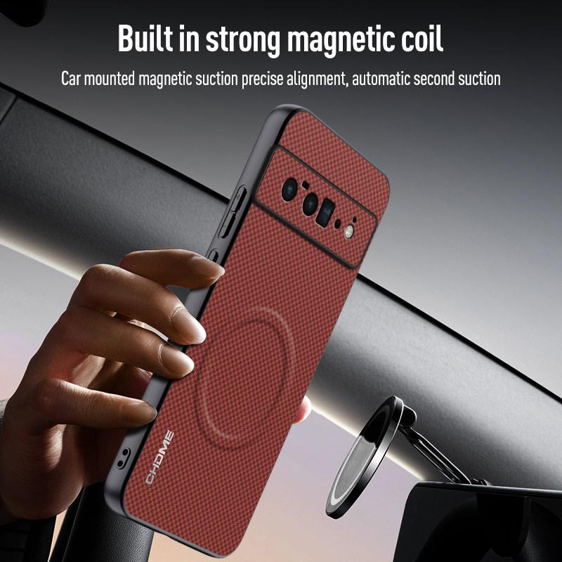 For Google Pixel 6 Case Luxury Car Magnetic Holder Phone Case For Google Pixel 6 5G Pixel6 TPU Silicone Shockproof Back Cover
