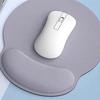 1 Pcs Grey Comfortable Wrist Support Non Slip Mice Mat Soft Mousepad for PC Laptop Computer Ergonomic Wrist Rest Mouse Pad