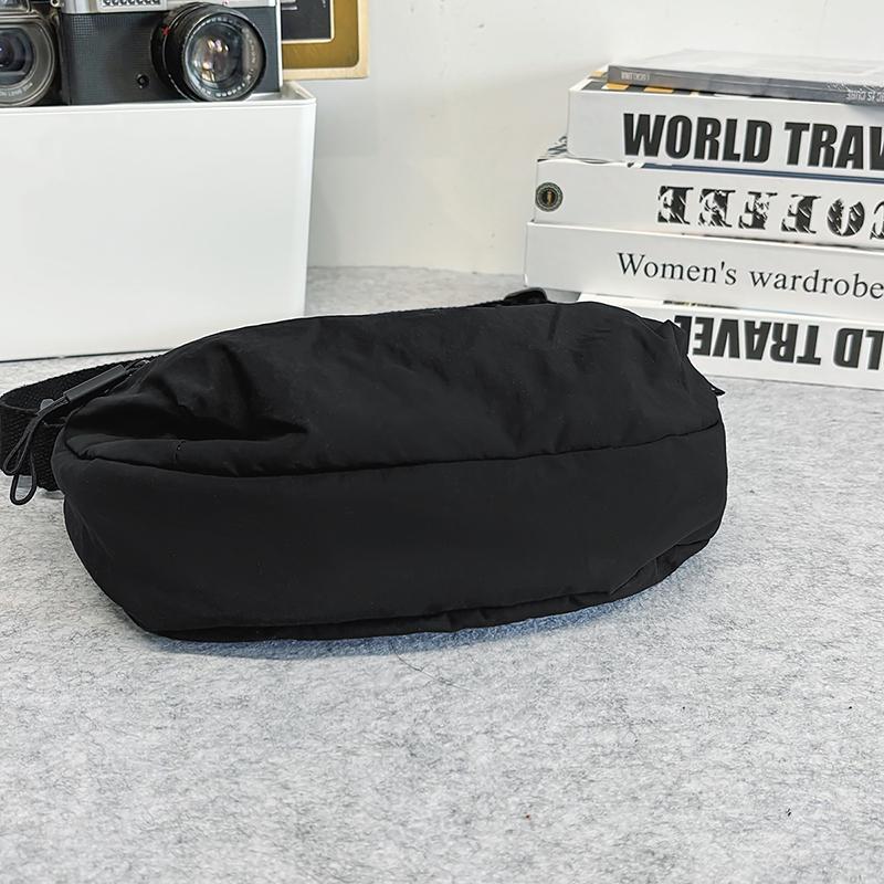 Geantă de umăr ușoară impermeabilă, culoare uni, unisex, geantă crossbody, nailon, ușoară, geantă hobo