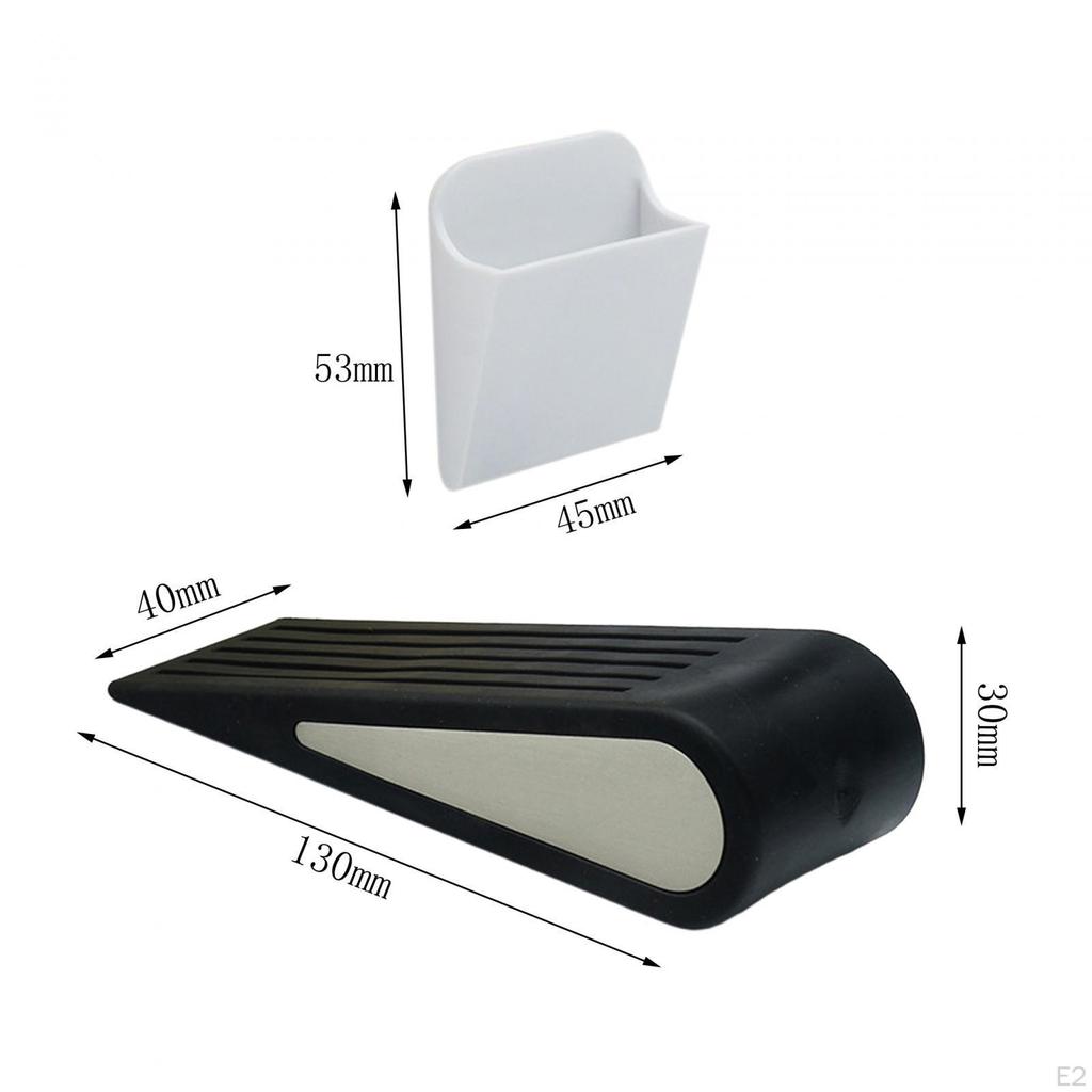 Door Stop Wedge, Lightweight Holder, Non-slip Protection, for Office, Bedroom, Hotel,