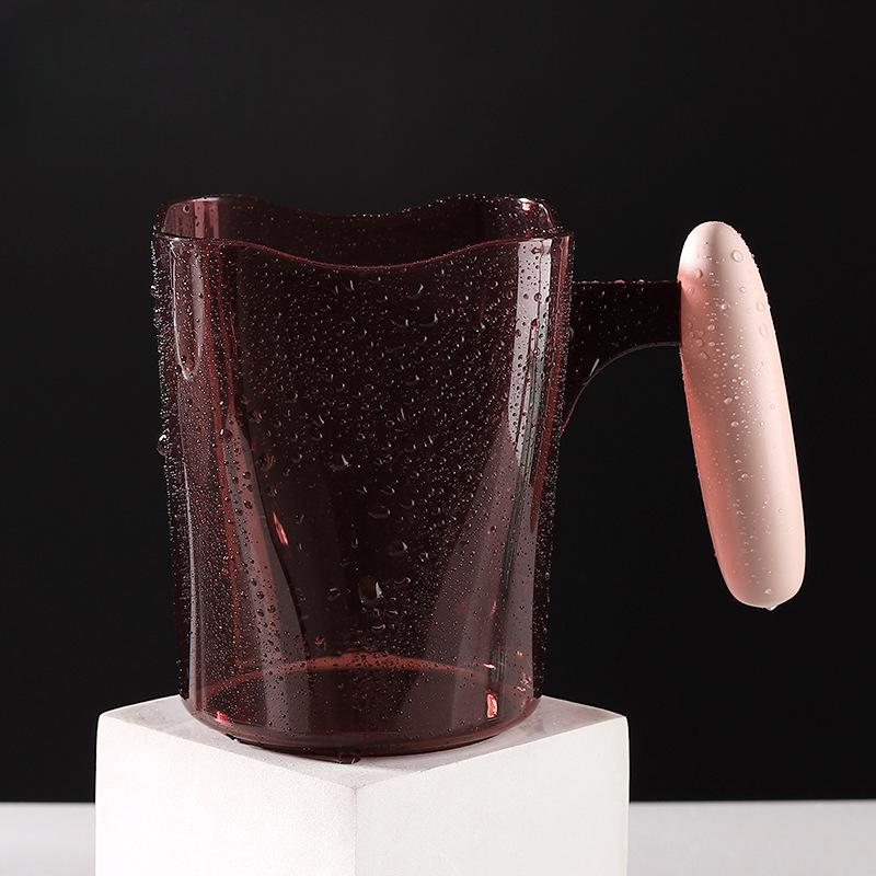 

Бытовые стаканы для полоскания рта, высококлассные, большой емкости, пластиковые стаканы для умывания для пары 501-600ml розовый