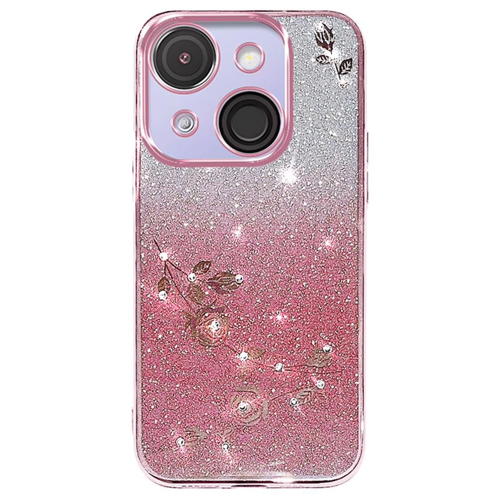 

KADEM For itel A50C Case Flower ТПУ Гнучка градієнтна кришка телефону A