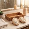 Beech Wood Pig Bristle Bath & Body Brush for Skin Cleansing and Massage
