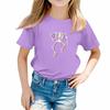 Toddler Girl Boy T-Shirts Halloween Day Kids Top Boys And Girls Printed Short Sleeved T-shirt