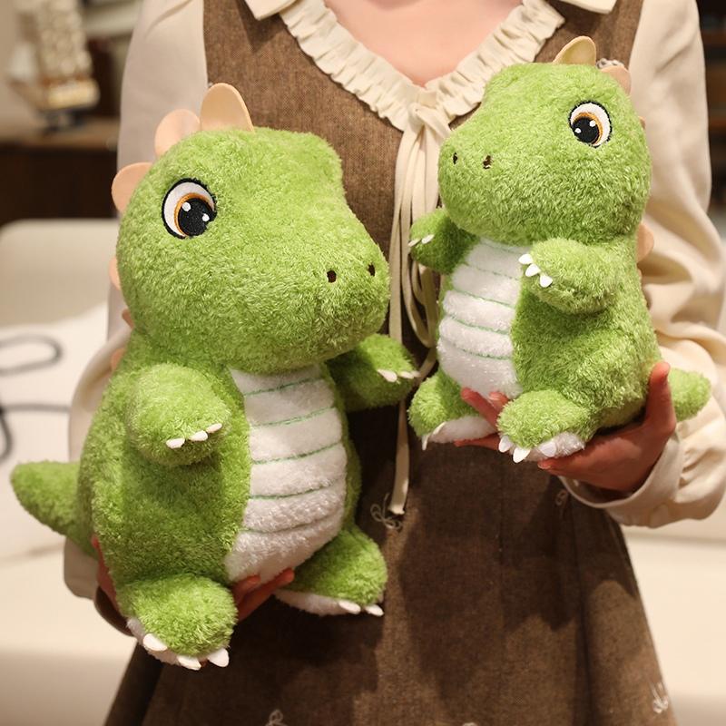 25-45Cm Cute Big Eyes Dinosaur Plush Doll Cartoon Stuffed Animal Dino Toy Soft Sleep Pillow Christmas Gift