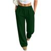 Women's High Waist Wide Leg Pants with Drawstring, Color Casual Trousers for Everyday Wear