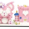 Pen Holder Building Set Cartoon Style Tight Contact Plastic Bright Colors Block Building Toy for Kid