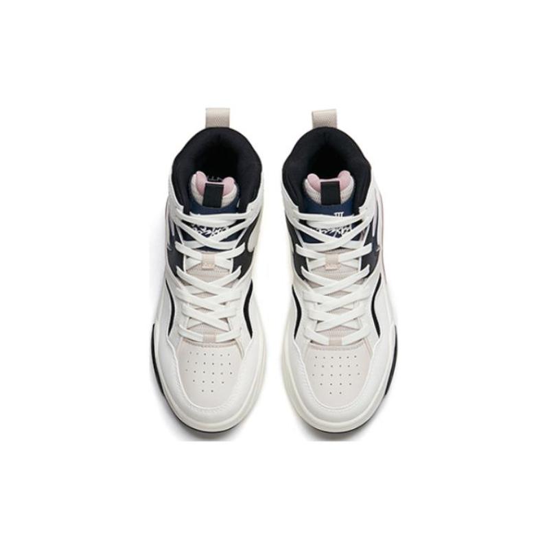 Anta Lieyan3.0 Textile, Synthetic Leather High Top Slip Resistant Abrasion Resistant Skateboard Shoes Women's Sneakers 122248088-2