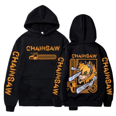 Anime Chainsaw Man Hayakawa Denji Pochita Mikiny s potiskem Pánské pulovry s dlouhým rukávem mikina s kapucí oversized mikina Harajuku Streetwear Unisex topy