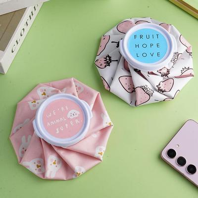 Cartoon Cold Hot Compress Bag Reusable Water Filled Hot Water Bag Ice Bag Children's Cooling Ice Pack Sports Injury Heat Pack