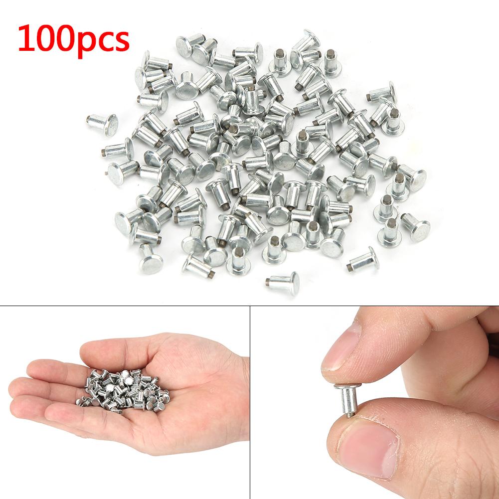 100ks 6,5mm 0,3in šrouby na kolové pneumatiky Protiskluzové hřebíky pro ATV ATV UTV(JX6.5 8 1 )
