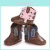 Baby Mädchen Herbst Pu Weichsohlenstiefel Mit Anti-Rutsch-Boden Für Kleinkinder Wärme