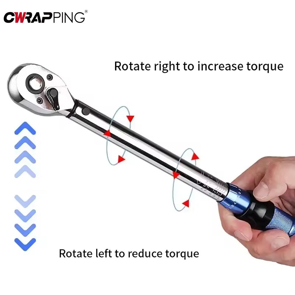 Drive 10-20Nm Preset Adjustable Auto Repairs Torque Wrench Chrome Vanadium Steel High Precisions Torque Wrench for Repair Tools